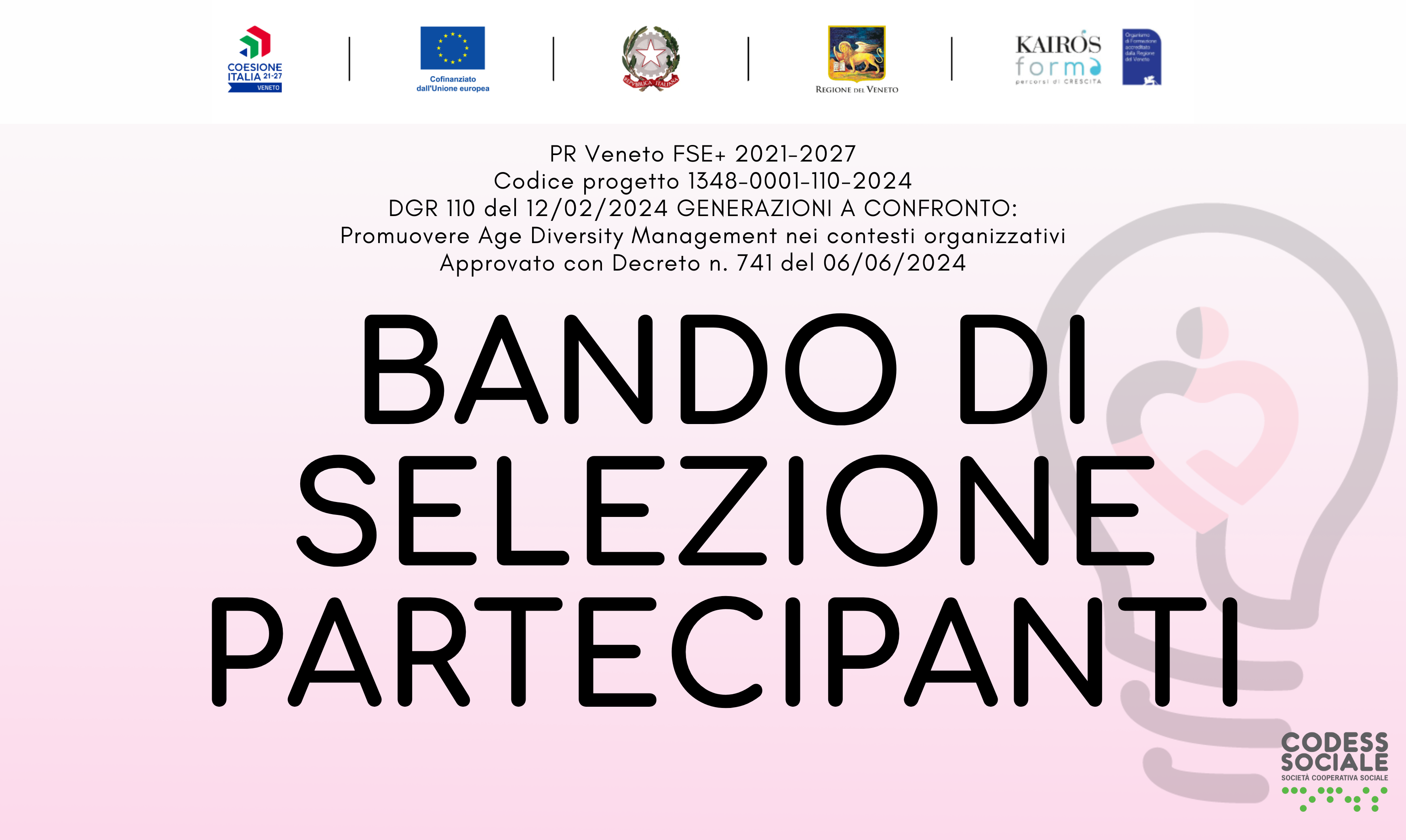 bando di selezione partecipanti Think Care